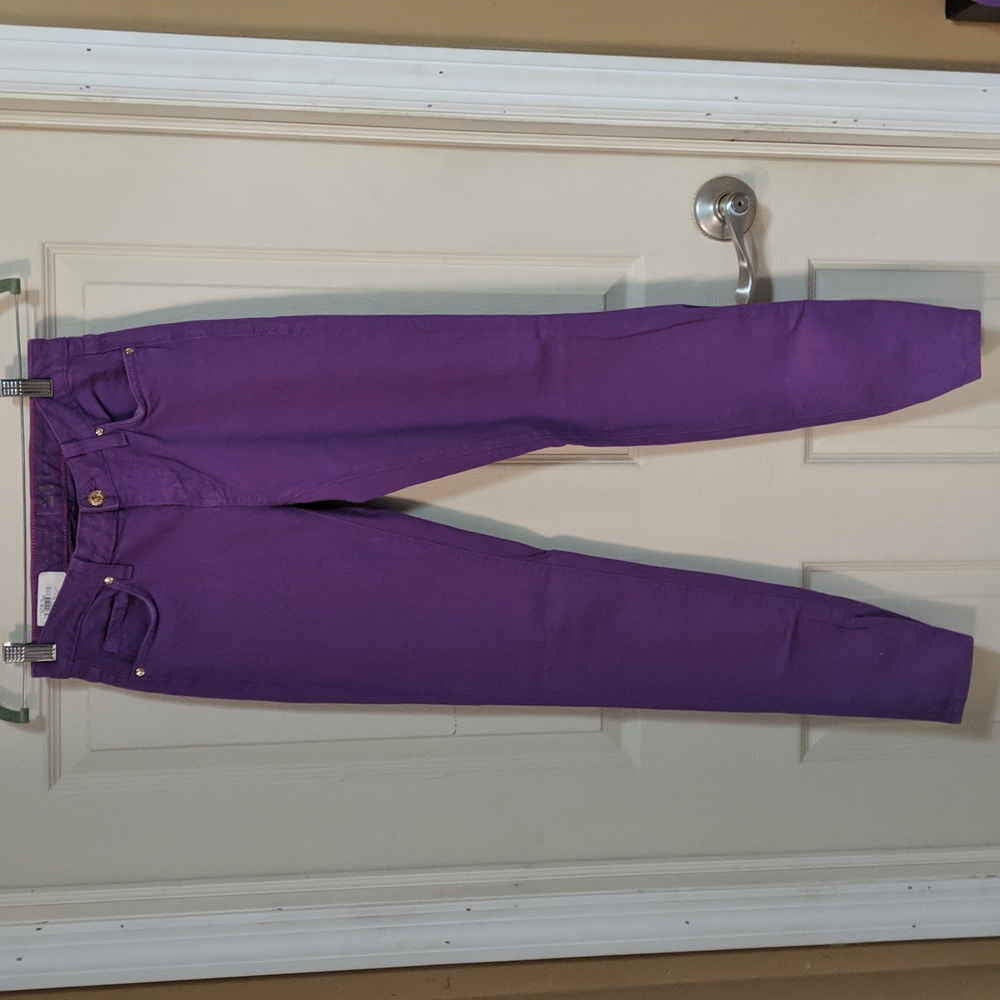 NWOT Kate Spade Broome Street collection African violet denim jeans size 24
